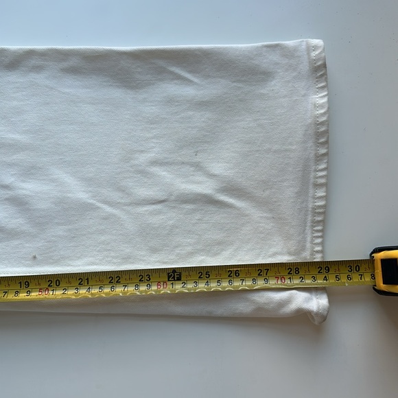 H&M (US8) wide leg jean in white - Picture 6 of 8